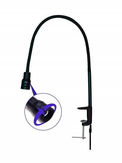 LED-лампа для наращивания ресниц на струбцине LashRay, 10 ВТ-4