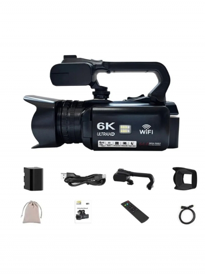 Цифровая видеокамера NovaCam X6, 6K UltraHD, Wi-Fi-6