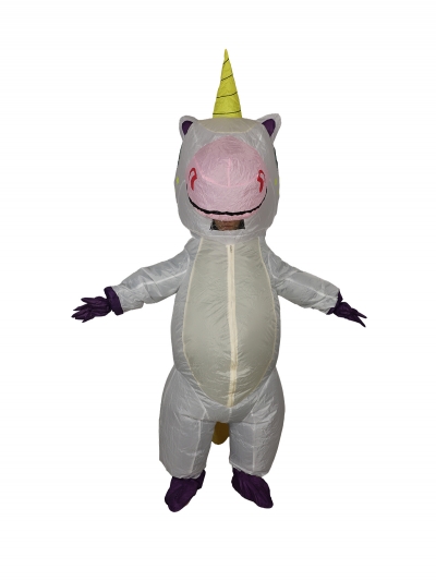 Надувной костюм Единорог, белый-2