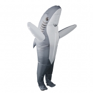 Надувной карнавальный костюм Акула, серый FZ1758